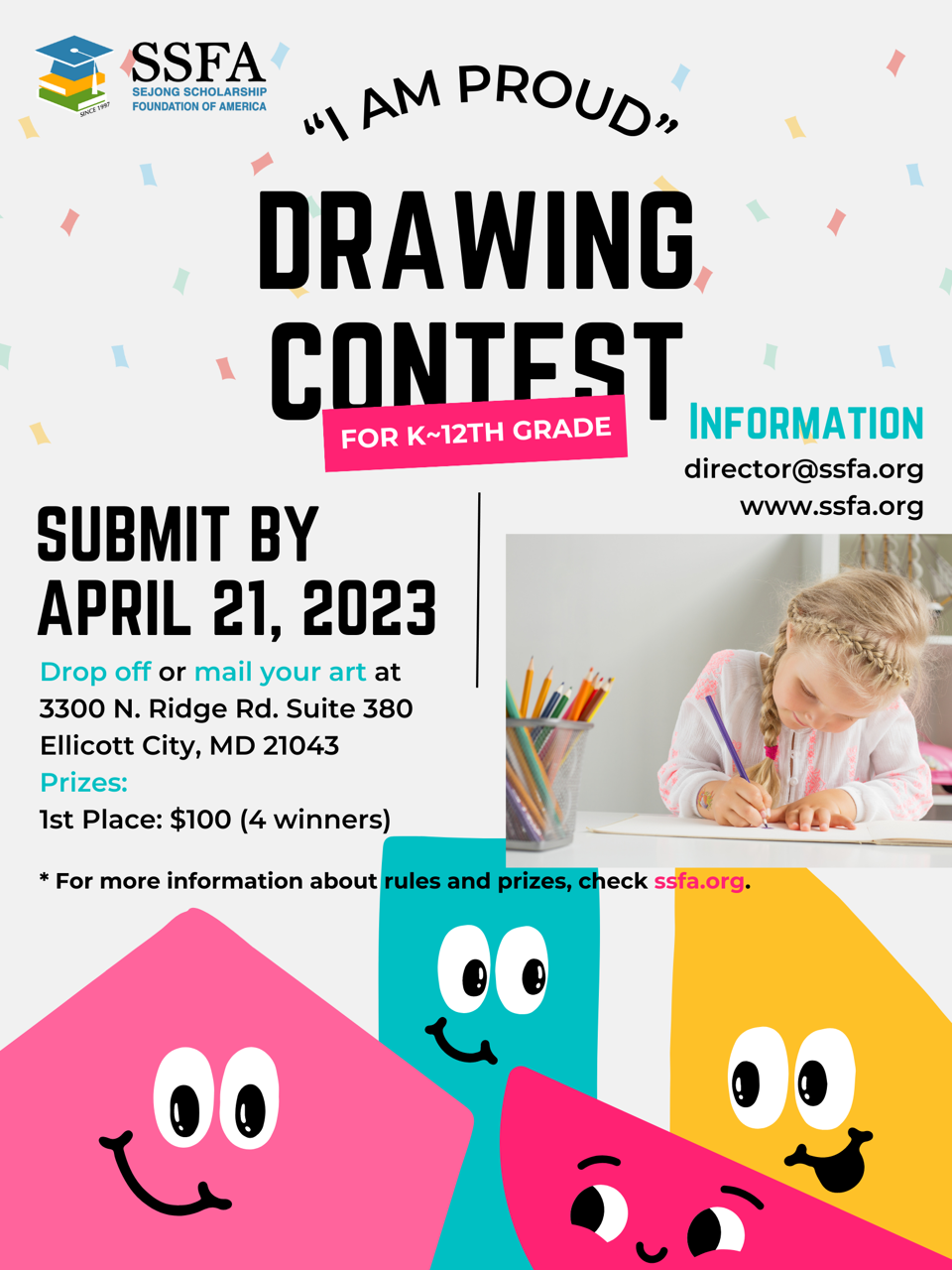 2023 I Am Proud Art Contest poster