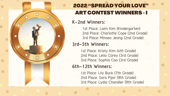 2022 Art Contest winner list 1